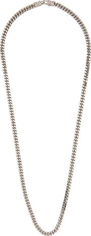 Curb L Sterling Silver Chain Necklace