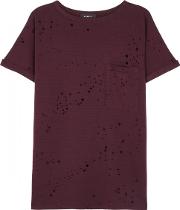 Waverly Distressed Jersey T Shirt Size S