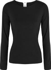 Pure Black Jersey Top