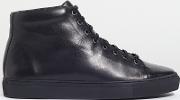 Campbell High Top Leather Trainer 