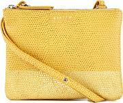Edie Textured Crossbody Bag Yellow