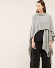Knitted Draped Cape 