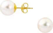 18ct Yellow Gold Pearl Stud Earrings