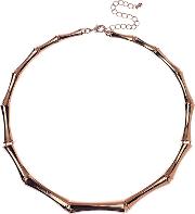Bamboo Links Collar Necklace