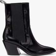 Carolina Leather Pointed Toe Heeled Boots