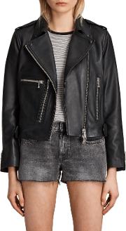 Milne Leather Biker Jacket