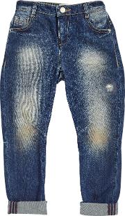 Boys' Ethan Mid Denim Jeans, Blue