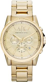 Ax2099 Men's Chronograph Bracelet Strap Watch