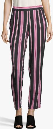 Relaxed Striped Trousers