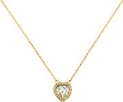 Effion Swarovski Crystal Heart Pendant Necklace