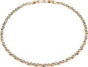 Swarovski Crystal Collar Necklace, Rose Gold