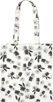 Floral Canvas Tote Bag