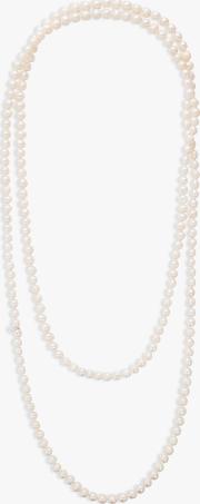 Long Freshwater Pearl Rope Necklace