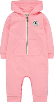 Baby Core Hooded Onesie, Pink