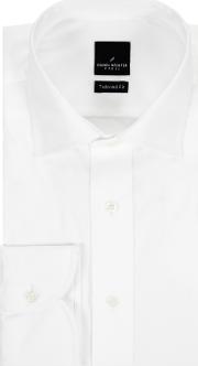 Tailored Poplin Shirt, White
