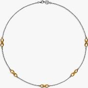18ct Gold Vermeil Infinity Necklace