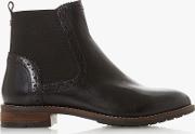 Quant Leather Trimmed Chelsea Boots