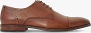 Scan Leather Saffiano Lace Up Formal Shoes