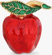 Enamel Apple Brooch