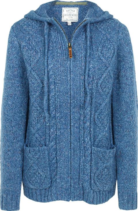 fat face alicia hoody cardigan