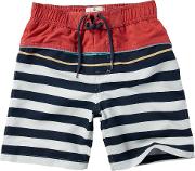 Boys' Stripe Board Shorts