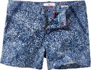 Girls' Elephant Print Chino Shorts