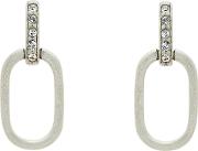 Swarovski Crystal Oval Drop Earrings