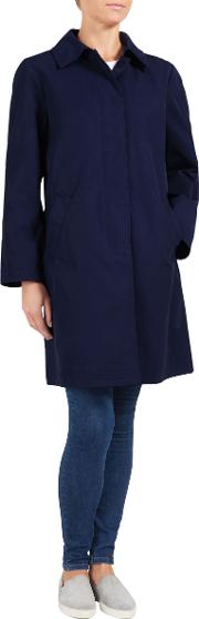 Top Stitch Single Breasted Raincoat