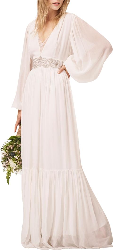french connection Cari Maxi Bridal Dress Obsessory