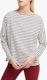 Rosana Tim Tim Striped Cotton T Shirt