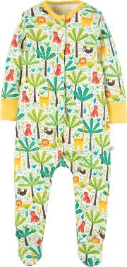 Baby Lovely Animal Jungle Babygrow Sleepsuit