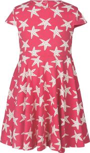 Girls' Spring Star Skater Dress, Pink