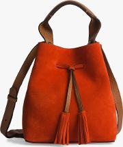 Mini Saxo Leather Shoulder Bag