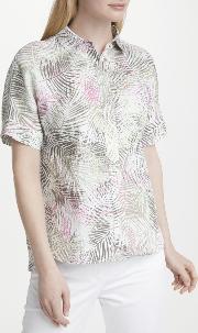 Printed Linen Shirt