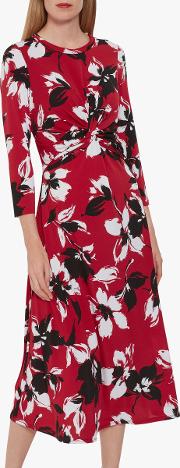 Aniko Floral Print Jersey Dress