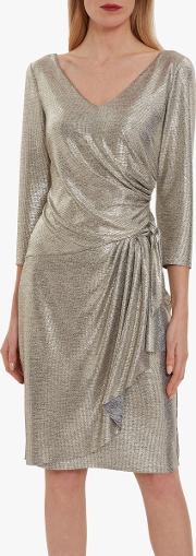 Daya Metallic Jersey Dress
