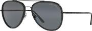 Ar6039 Polarised Frames Of Life Aviator Sunglasses