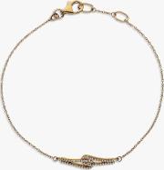 9ct Gold Diamond Flow Chain Bracelet