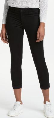Anja Mid Rise Cropped Skinny Jeans