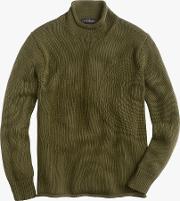 Cotton Solid Roll Neck Jumper
