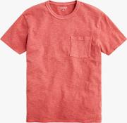 Garment Dyed Pocket Crew T Shirt