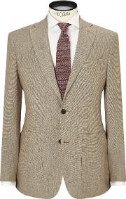 . Benstock Pure Linen Tailored Blazer