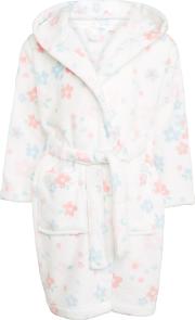 Girls' Faded Floral Dressing Gown