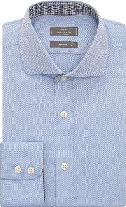 Non Iron Dobby Tailored Fit Shirt