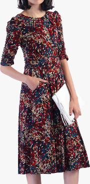 Abstract Jersey Dress
