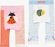 Little  Baby Ladybird And Bumble Bee Leggings, Pack Of 2