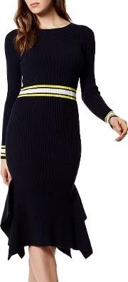 Bold Stripe Knitted Dress