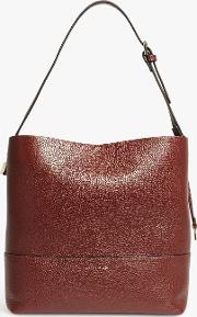 Collection Leather Medium Bucket Bag