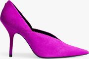 Curved Stiletto Court Shoes