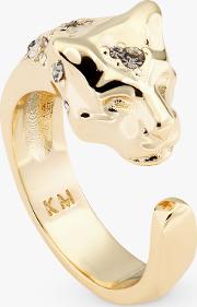 Leopard Swarovski Crystal Ring
